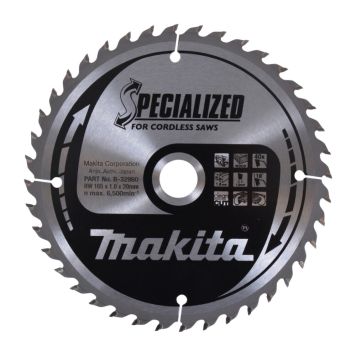 Pyörösahanterä Makita B-32960 165 x 20 x 1,6 mm Z-40