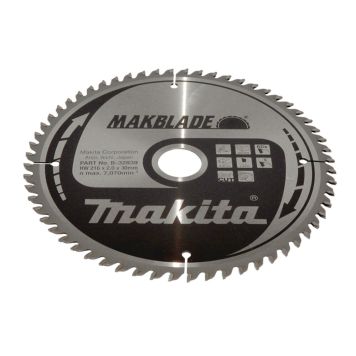 Pyörösahanterä Makita B-32839 216 x 30 x 2 mm Z-60