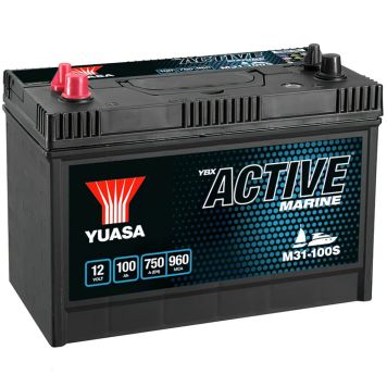Käynnistysakku Yuasa M31-100S Active 33 x 17,3 x 33 cm
