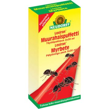 Muurahaispuffet Neudorff Loxiran täyttöpakkaus 2 x 20 ml