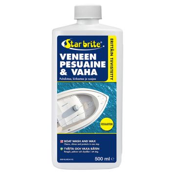 Veneen pesuaine + vaha Star brite 500 ml