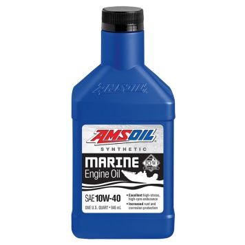 Moottoriöljy Amsoil 10W-40 Formula 4-Stroke Marine Synthetic Oil 946 ml