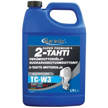 Super Premium 2-tahti perämoottoriöljy Star brite TC-W3 3,78 l