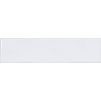 Seinälaatta LPC Silky kaakeli 7,5 x 30 01 lumi laineileva kiiltävä