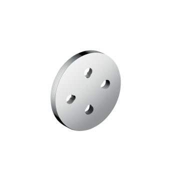 Korotuskappale Hansgrohe Showerpipen yläkiinnitykseen Kromi Ø 60 mm