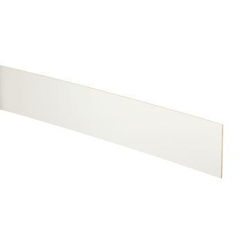 Potkulauta Lundbergs MDF Valkoinen 1300 x 160 x 6 mm