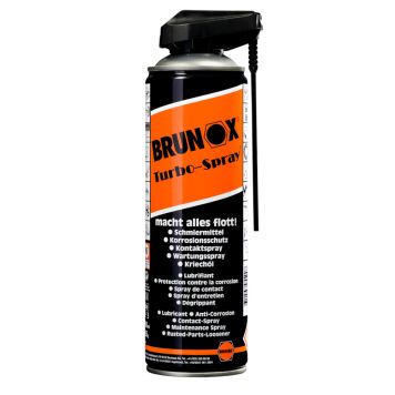 Aseenpuhdistusöljy Brunox Turbo-spray 500 ml