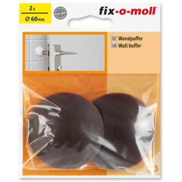 Ovenpysäytin Fix-o-moll 60 mm ruskea 2 kpl