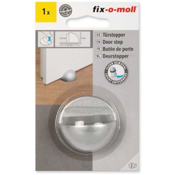 Ovenpysäytin metalli Fix-o-moll satin 45 x 25 mm