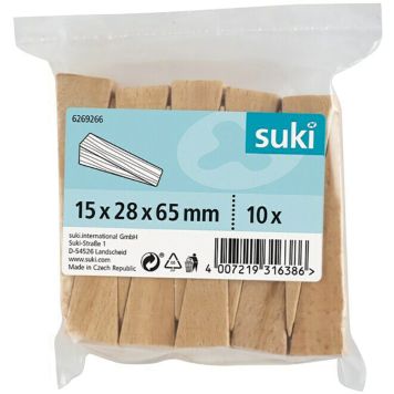 Huonekalukiila Suki 65 x 8 x 15 mm 10 kpl Pyökki