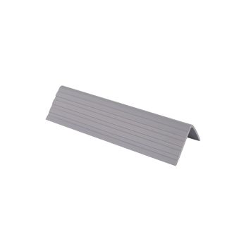 Askelkulmalista Maler PVC harmaa 38 x 37 x 2500 mm