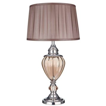 Pöytävalaisin Searchlight Greyson ruskea ⌀ 38 cm