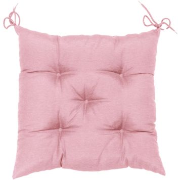 Istuintyyny Madison Panama 40 x 40 x 6 cm soft pinkki
