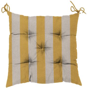 Istuintyyny Madison Amora 40 x 40 x 6 cm keltainen