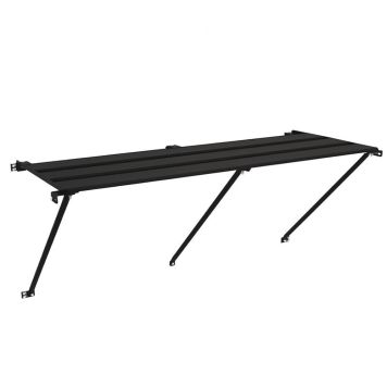 Kasvihuonehylly Strömsö musta 1200 x 325 mm