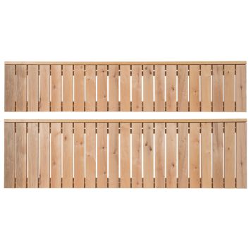 Laudepaketti Thermory B-laatu leppä 90 x 2100 mm