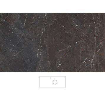 Pöytätaso Svedbergs Epos Brecc oikea 101 x 46 cm