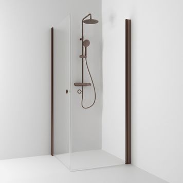 Suihkukulma Svedbergs Skoga mocca/kirkas 80 x 90 cm