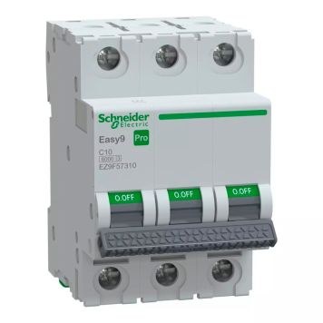 Johdonsuojakatkaisija Schneider Electric Easy9 Pro 3P C10 6 kA
