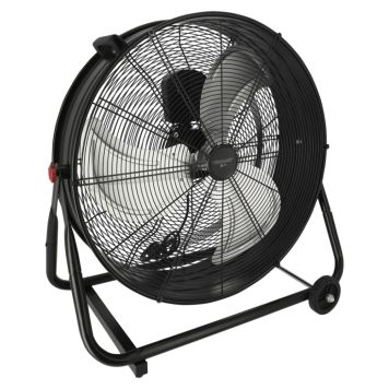 Lattiatuuletin musta Ø 60 cm