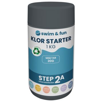 KlorStarter Swim&Fun pikakloori tabletit 1 kg