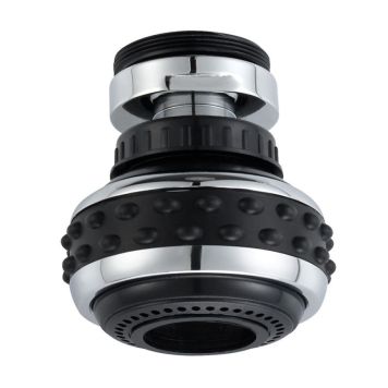 Aeraattori, Vettä säästävä, Musta/Kromi