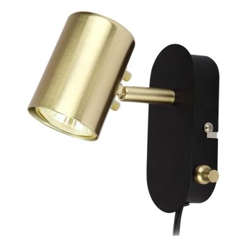 Seinävalaisin Aneta Balder 13,5 cm Musta/Messinki