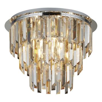 Kattovalaisin Searchlight Clarissa kromi Ø 45 cm