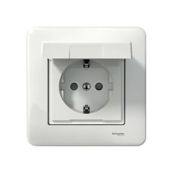 Pistorasia Schneider Electric Exxact 1 -osainen Valkoinen IP44