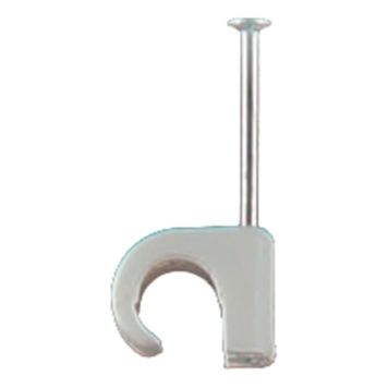 Naulakiinnike Schneider Electric TC5-7 Valkoinen 100 kpl