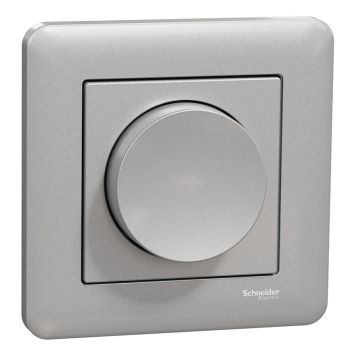 Valonsäädin Schneider Electric Exxact LED himmennin 0-370 W Harmaa / Metalli