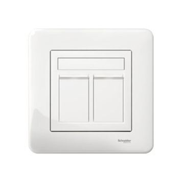 Datapistorasia Schneider Electric Exxact Valkoinen 2 X RJ45 CAT 6 UTP