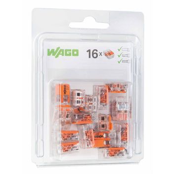 Rasialiitin Wago 221 2-nap 16 kpl