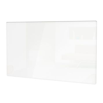 Lasipaneeli Nobö Top Clip On Glass Valkoinen 750 W