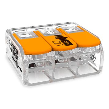 Rasialiitin Wago 221-613 Vipu 3-nap