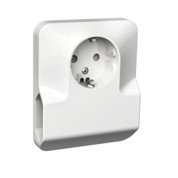 Kombipistorasia Schneider Electric Exxact 1 + 2 -osainen Valkoinen