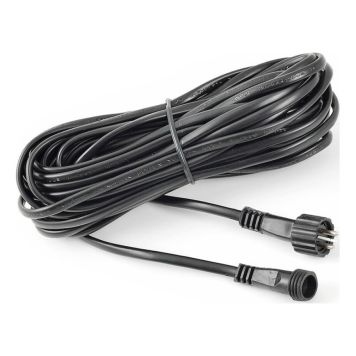 Jatkojohto Konstsmide musta 10 m IP44