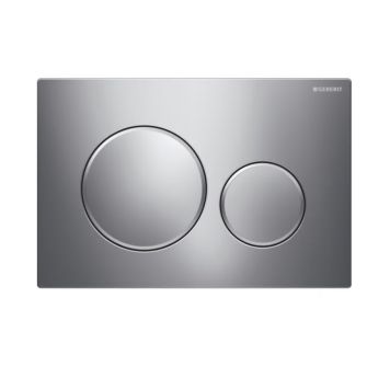 Huuhtelupainike Geberit Sigma20 Round kromi 24,6 x 16,4 cm