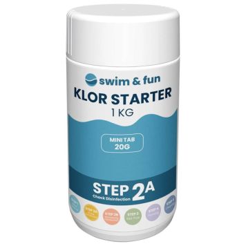 KlorStarter Swim&Fun pikakloori tabletit 1 kg