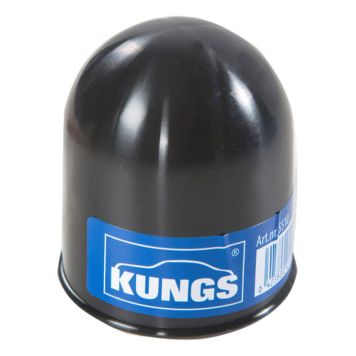 Vetokoukun suojus Kungs musta muovi
