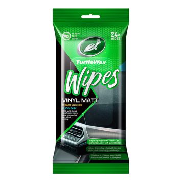 Puhdistusliina Turtle Wax Wipes Kumi & Muovi matta 24 kpl