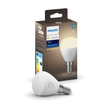 Mainoslamppu Philips Hue Luster White P45 E14