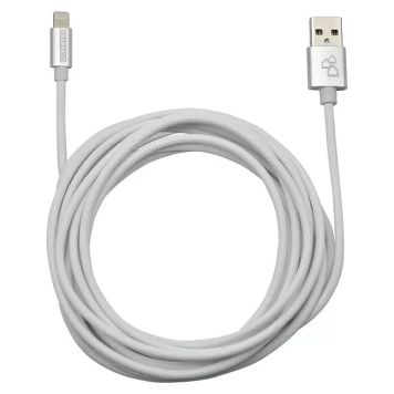 Latauskaapeli USB-A ja Lightning 3 m valkoinen