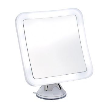 Neliskanttinen kosmetiikkapeili Linda LED-kehysvalolla