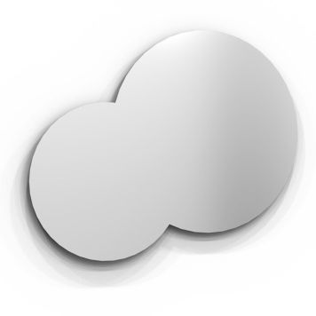 LED-valopeili Svedbergs Valje Ø 60 x Ø 80 cm