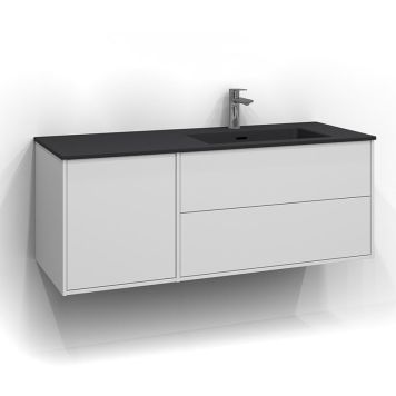 Allaskaappi Svedbergs Epos oikea valkoinen 120 x 45 cm