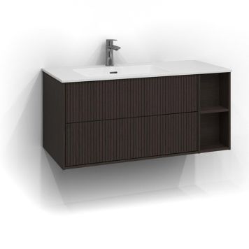 Allaskaappi Svedbergs Epos vasen tumma saarni 100 cm