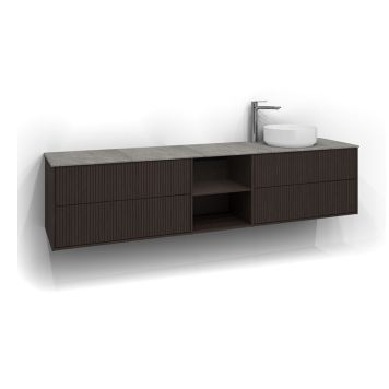 Allaskaappi Svedbergs Epos tumma saarni 200 x 45 cm