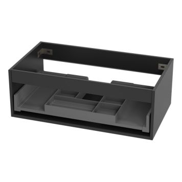 Allaskaappi Camargue Skärgård IQ+ Mattamusta 80 x 45 x 27,5 cm