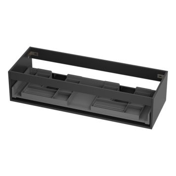 Allaskaappi Camargue Skärgård IQ+ Mattamusta 120 x 45 x 27,5 cm